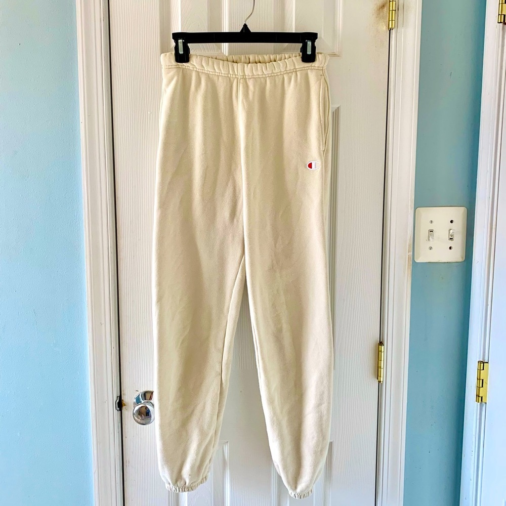 Champion Cream Sweatpants